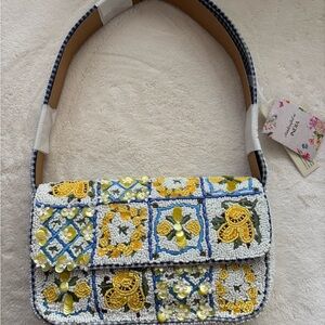 Colorful Beaded Shoulder Bag